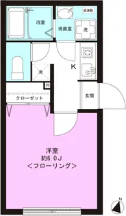 MODULOR(モデュロール)用賀【1階】の間取り