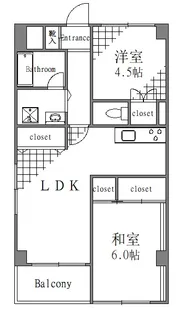ラ・フォレ根岸【3階】の間取り