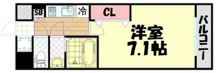フォーリアライズ大正ソーレ【2階】の間取り