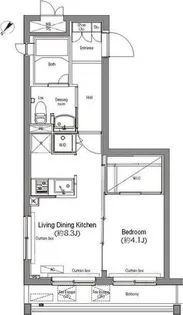 コンフォリア麻布台【2階】の間取り