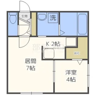 CENTNIA山の手【4階】の間取り