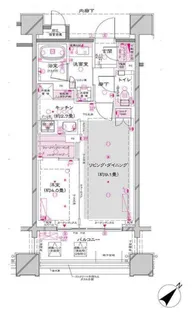 オーパスレジデンス銀座イースト【4階】の間取り