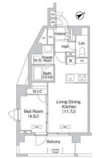 エミネンス高輪台【14階】の間取り