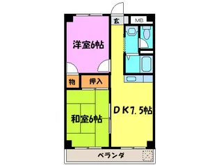 モア・フェミン【3階】の間取り