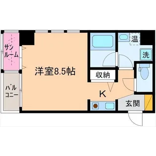 スクエアコート【5階】の間取り