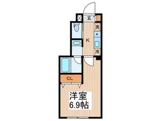 Solid上池台【1階】の間取り