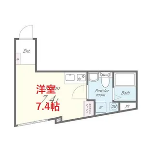 LAUREL豊町【1階】の間取り