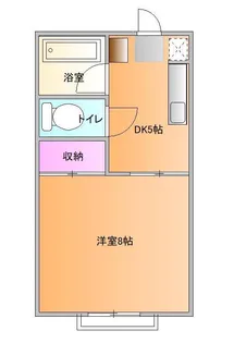 パールハイツ【1階】の間取り