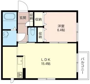 サンボナール【2階】の間取り