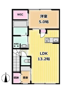 仮)インテグラル櫛川【2階】の間取り