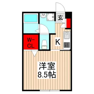エスポワールむさし野【2階】の間取り