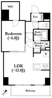 パークキューブ上野桜木【5階】の間取り