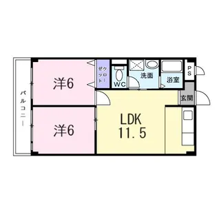 アーバンハイツ【3階】の間取り