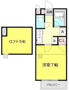 エスポワール和光【1階】の間取り