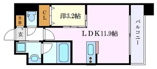 ポルタニグラ千種【8階】の間取り