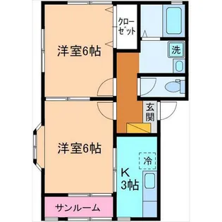 ランプロン【2階】の間取り