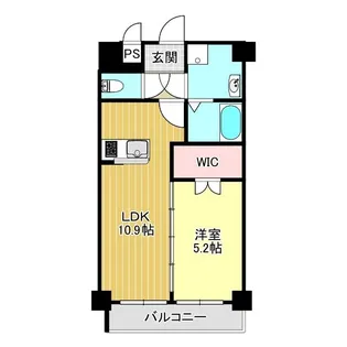ソレイユ・ルヴァン【4階】の間取り
