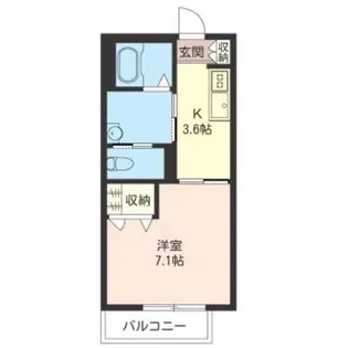シャーメゾンエトワール【2階】の間取り