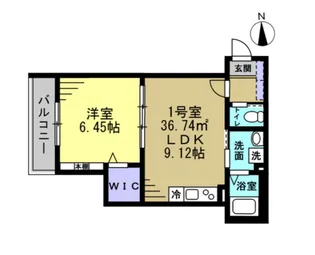 セミカ葛城 I【2階】の間取り