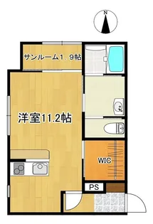 グランパランI【1階】の間取り