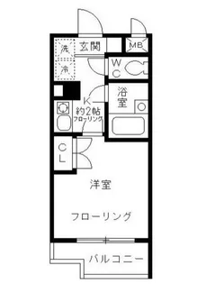 カリスヤマガ【5階】の間取り