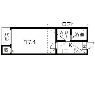 Merivale【1階】の間取り