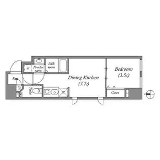STANDZ京都駅西【4階】の間取り