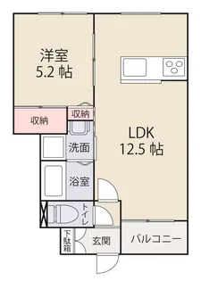 Ms M III【1階】の間取り