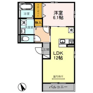セレナーデA棟【2階】の間取り