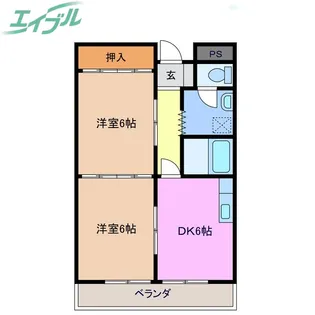 第三セントラルビル【3階】の間取り