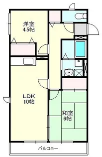 レトアI【2階】の間取り