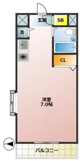 グラシオーズメゾン【2階】の間取り