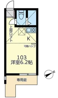 ユナイト上星川ボナパルト【1階】の間取り
