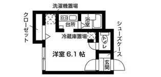 Nasic武蔵境【1階】の間取り