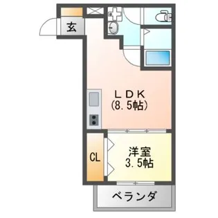 F+style藤井寺道明寺2号館【1階】の間取り