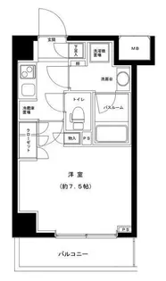 パティーナ大森【1階】の間取り