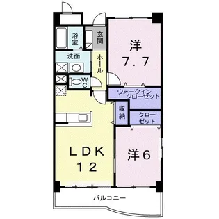 ドゥ・グランデ II【1階】の間取り