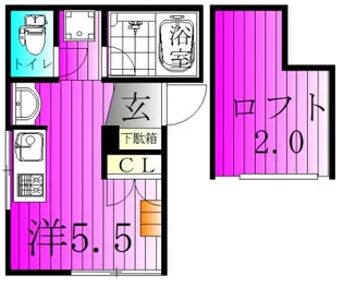 スマートコンパクト栄町【2階】の間取り