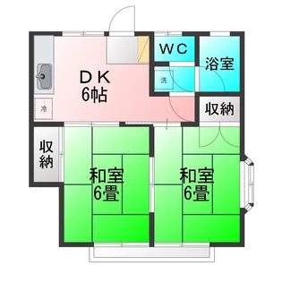 グリーンハイツ【1階】の間取り