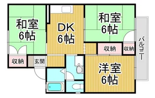 セジュール安倉【2階】の間取り
