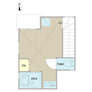 Plumeria自由が丘II【2階】の間取り