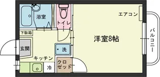 カーサK【1階】の間取り