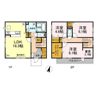 Dハウス西高宮の間取り