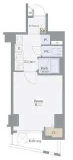 フェルクルール赤羽岩淵【11階】の間取り
