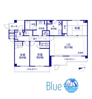 鎌倉大町ホームズ【1階】の間取り