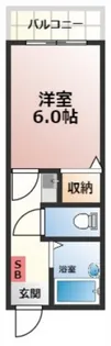 クレスト古市橋【3階】の間取り
