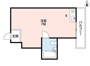 ハマンション伊加賀【4階】の間取り