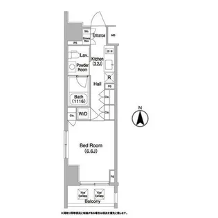 コンフォリア門前仲町【7階】の間取り