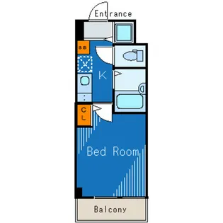 セントパレス南大井【6階】の間取り