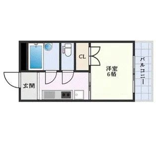 アクセス第5ビル佐賀駅南【4階】の間取り
